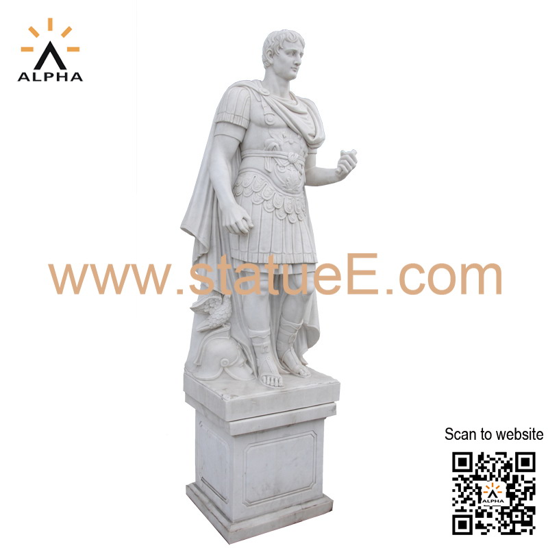 Marble Caesar statue